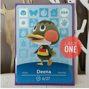 Genuine Animal Crossing amiibo card 054 Deena